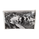 Photographic print mountain, ancient, massif of Pelvoux
