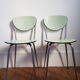 Set of 2 formica chairs