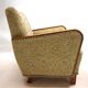 Fauteuil de salon Art Déco en jacquard de velours, 1930