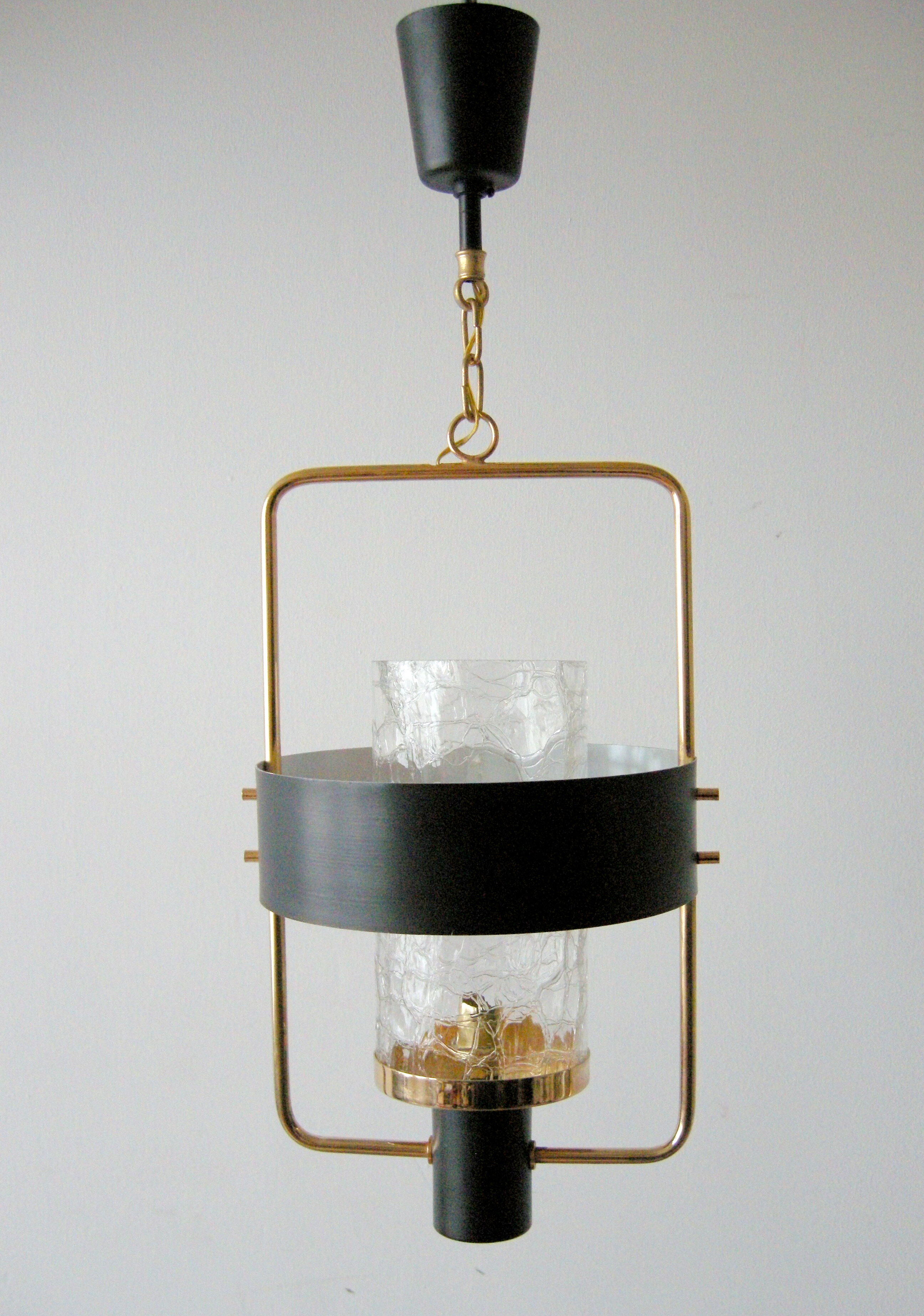 Hanging lamp arlus vintage 1950