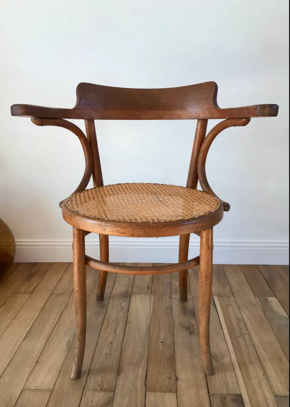 Armchair in cane and bent wood early 20th century
