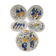Dessert plates "Bleu Salé"