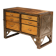 Industrial iron chest of drawers from the 1950s, Czechoslovakia