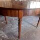 Large extendable oval table up to 3 metres, walnut.