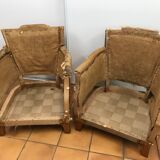 2 fauteuils art déco 1930