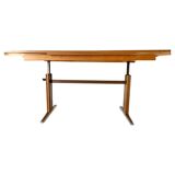 1970s extendible coffee table in scandinavian style