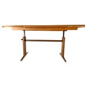 Table basse extensible des années 1970 de style scandinave