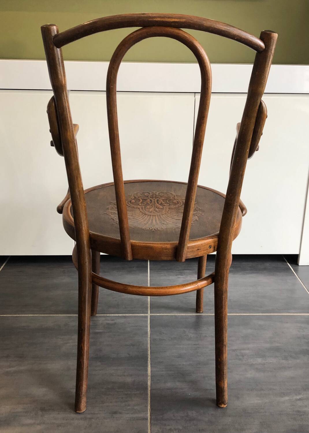 Vintage bentwood armchair, 1900s