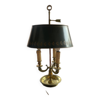 Lampe bouillotte xxeme siècle électrique bronze
