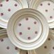 St Amand dessert plates, Roses