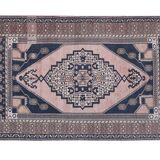 Tapis vintage turc de Oushak, tissé à la main 123x207 cm
