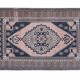 Vintage Turkish rug from Oushak, hand-woven 123x207 cm