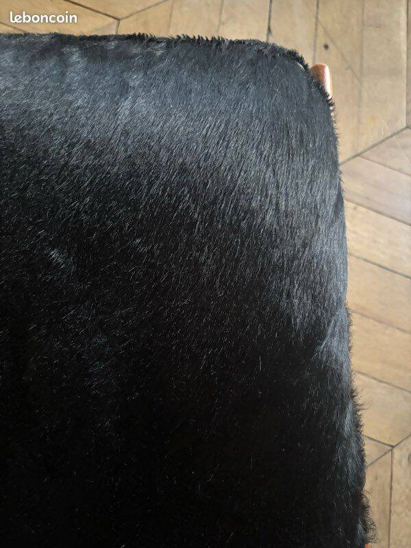 Armchair Joseph André Motte 760 Steiner France - Black horse