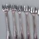 12 silverplated cake forks