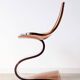 Vintage smoked plexiglass sculptural chair by Michel Dumas, 1970.