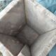 Sculptural coffee table in grey and pink marble – Vintage 1970s/1980s