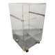 Rolling dessert trolley in plexiglass – Marais International – 1970s-1980s