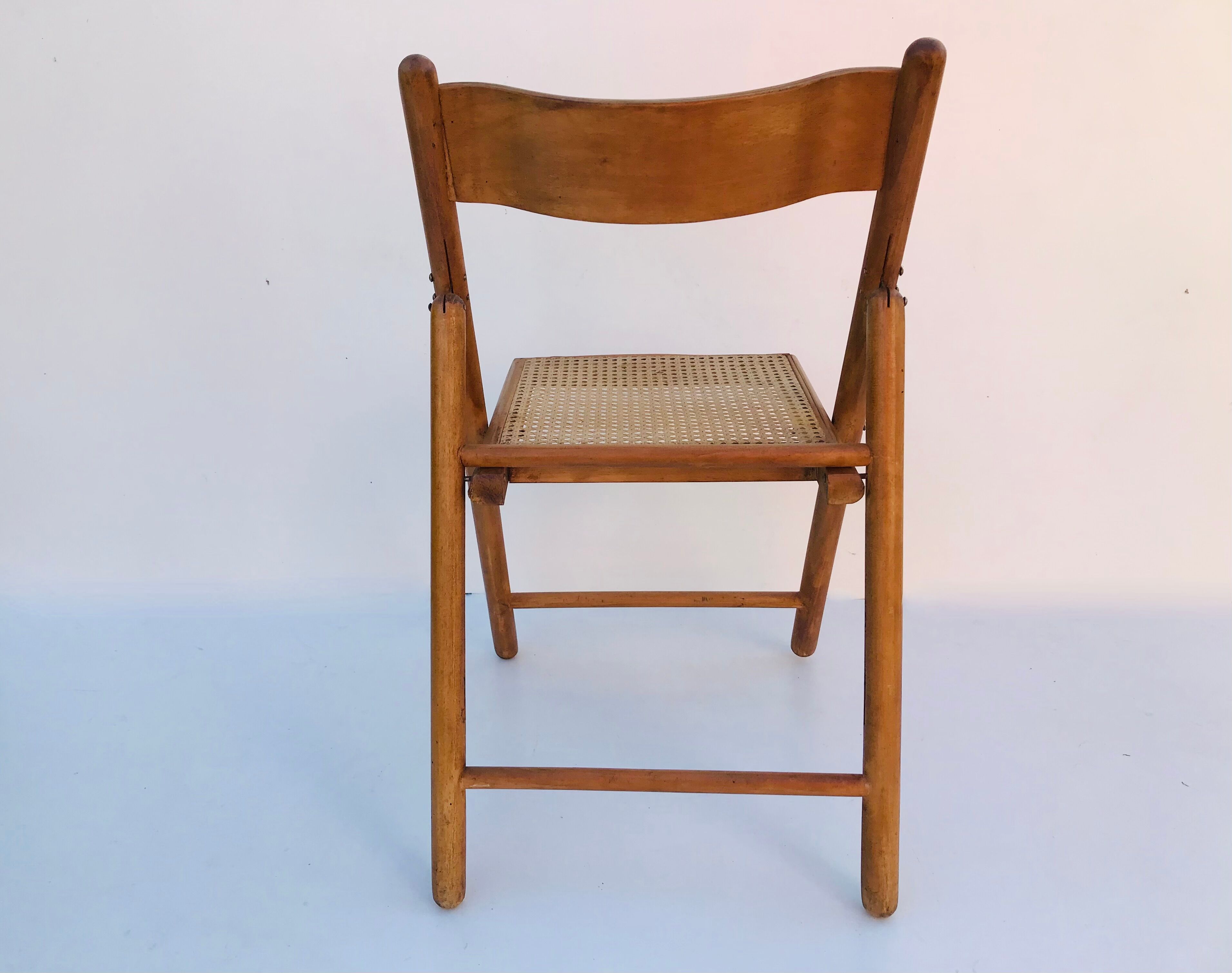 Suite of 4 folding chairs cannes