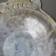 Vintage stoneware pocket bowl with crystalline glazes signed by Françoise Roussel.