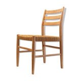 Chaise en bois scandinave 50s