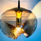 Suspension en verre « Wave », « Anémone » par Peill & Putzler
