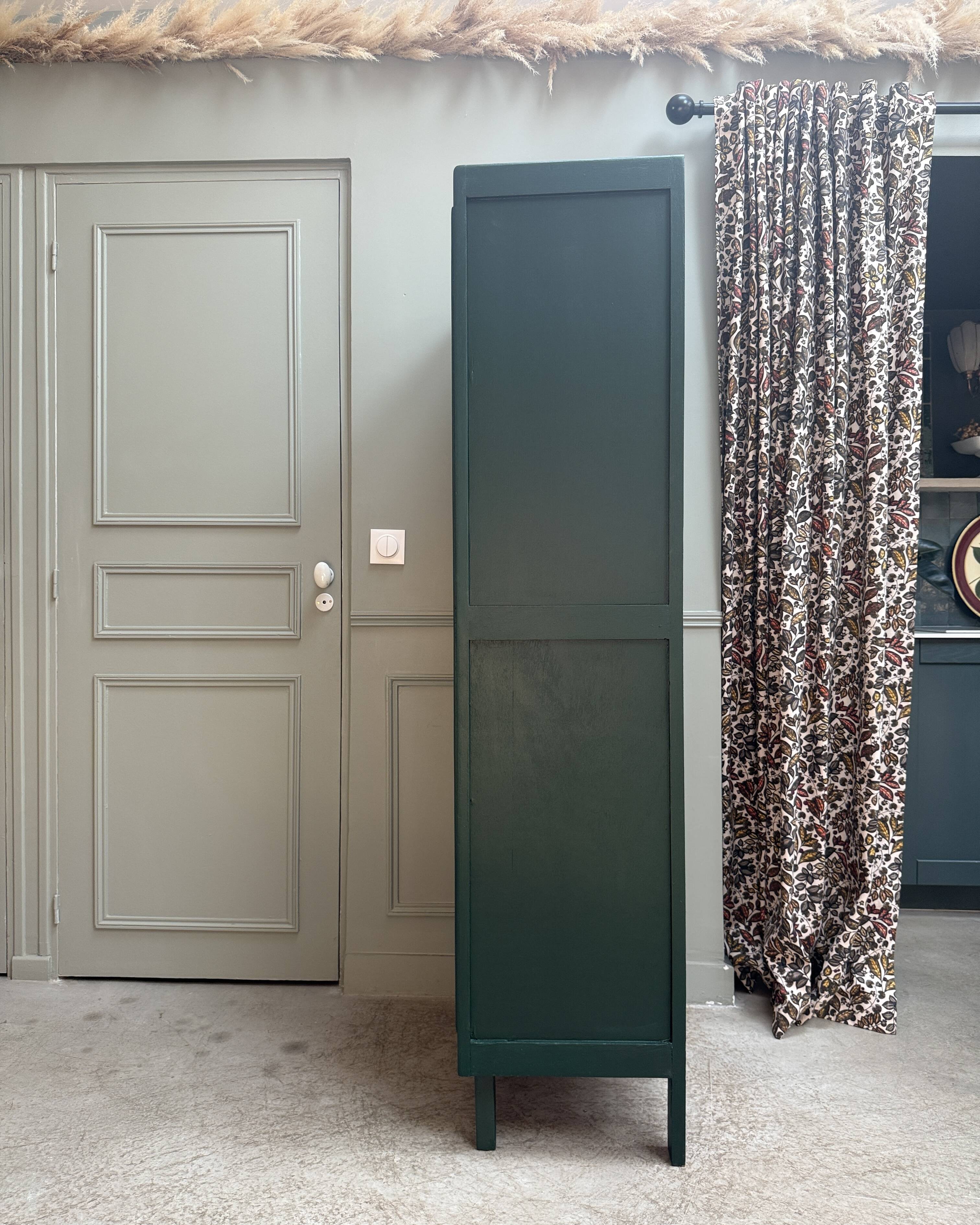 Bonnetière parisienne vert foncé (restaurée)