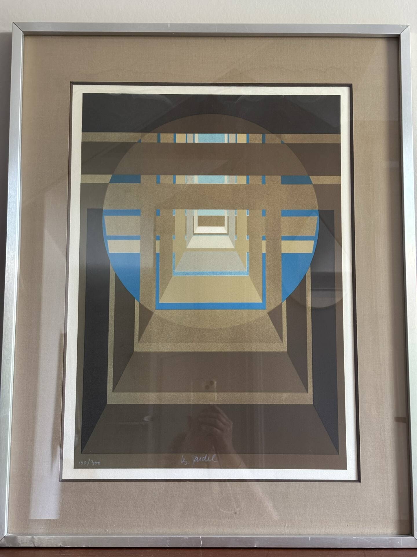 Lithographie cinétique Bernard Jardel