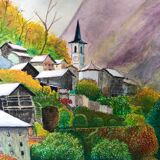 Landscape drawing