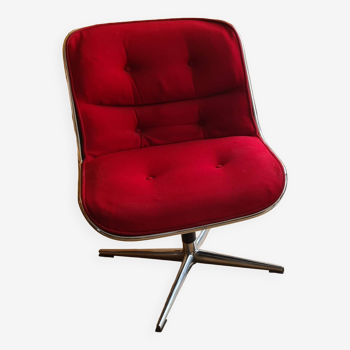 "Executive chair" armchair by Charles Pollock published by Knoll