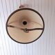 Old large pulley chandelier in brass and glass