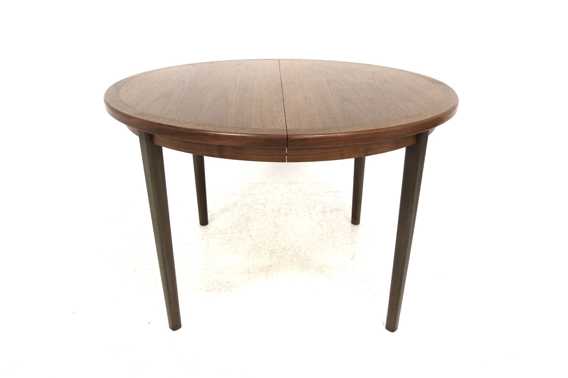 Scandinavian walnut dining table, Sweden, 1960