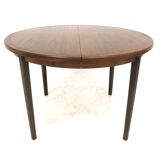 Scandinavian walnut dining table, Sweden, 1960