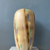 Colored ceramic vase