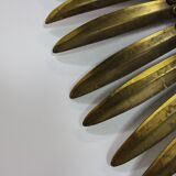 Typical midcentury sunburst wall mirror