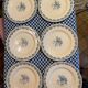 6 KG Luneville flat plates, Violettes model