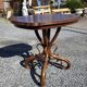 Thonet No. 1 curved wooden side table from the 19th century.
