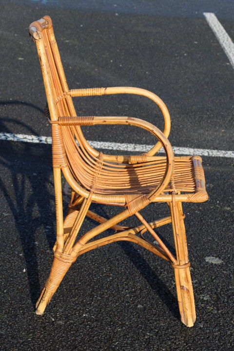 Rattan armchair