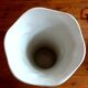 White vase floral pattern
