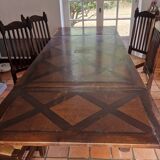 Table and dining chairs