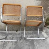 Pair of chairs B32 Marcel Breuer italy