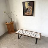 Modernist coffee table in glazed ceramic, circa 1960