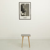 Coffee table format square laminate dark gray (40x40cm)