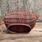 Vintage French basket, rabbit shaped