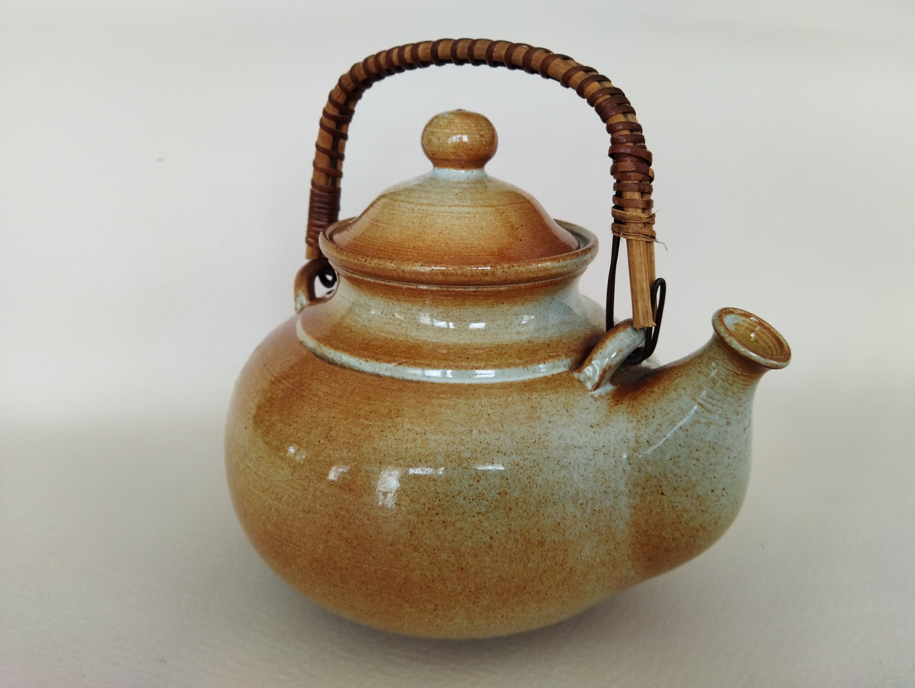 Montgolfier stoneware teapot 1960s