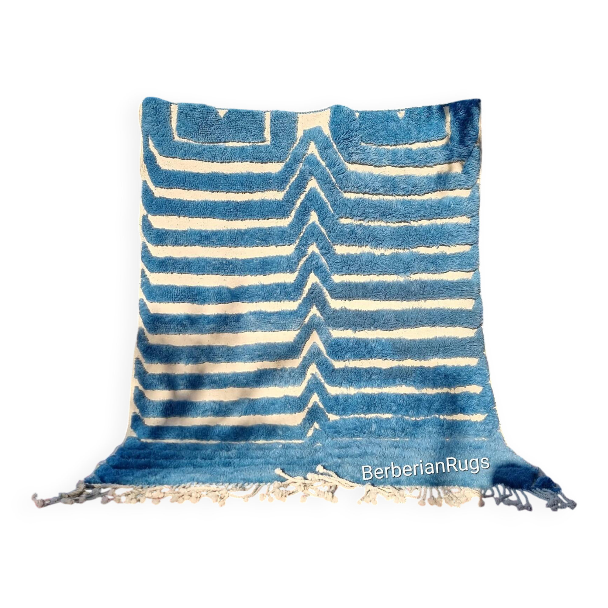 Handmade wool rug from Morocco 3 x 2 m