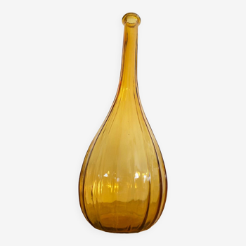 Vintage amber Empoli carafe