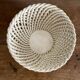 Woven ceramic plant pot