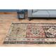 1970s Turkish Oushak Handmade Wool Cotton Red Runner Rug 131x354