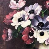 "The anemones" painting by J.David