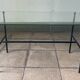 French coffee table by Pierre Guariche, published by Steiner, in glass and steel.